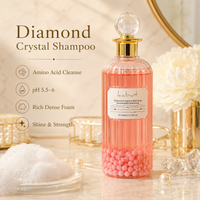 KABUT Premium Care Trio Bundle  - Amber Pink Gemstone Amino Acid Body Wash + Diamond Essence Shampoo + Tahitian Black Pearl Conditioner