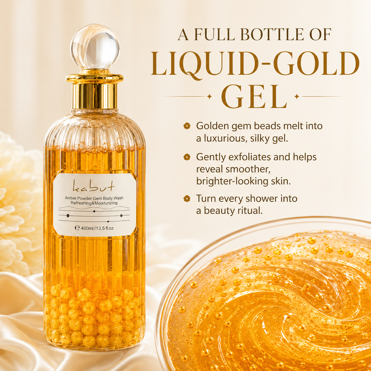 Kabut Amber Powder Gem Body Wash