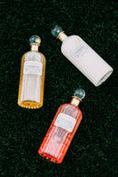 KABUT Premium Care Trio Bundle  - Amber Pink Gemstone Amino Acid Body Wash + Diamond Essence Shampoo + Tahitian Black Pearl Conditioner